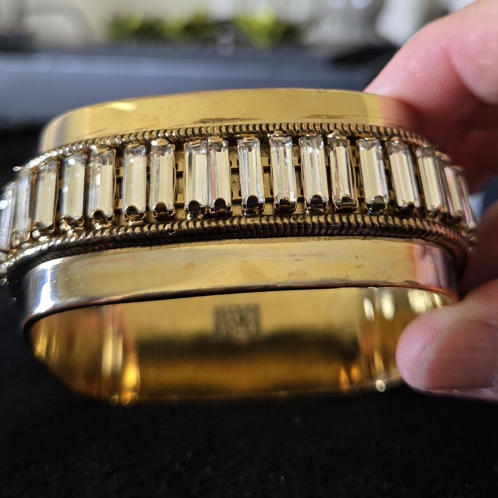 Erickson Beamon Rocks Squared Bangle Bracelet Set - image 4